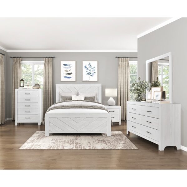 HE-1534NPWH-1  Queen Bed