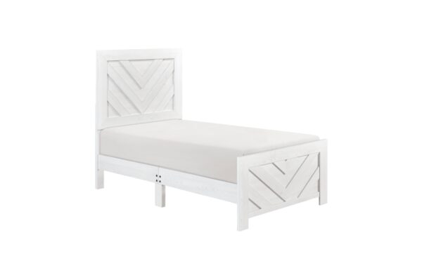 1534NPWH Bedroom Corbin Collection 4pc Set (QB+NS+DR+MR)