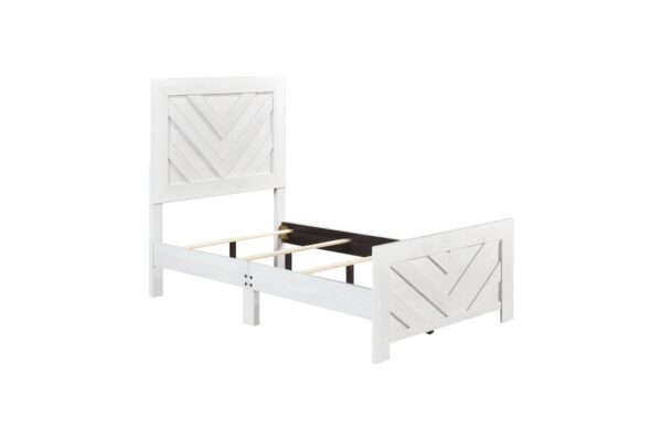 1534NPWH Bedroom Corbin Collection 4pc Set (QB+NS+DR+MR)