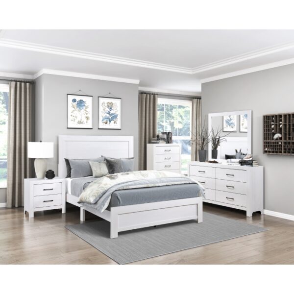 HE-1534WH-1  Queen Bed in a Box