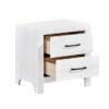 1534WH Bedroom Corbin Collection 4pc Set (QB+NS+DR+MR)