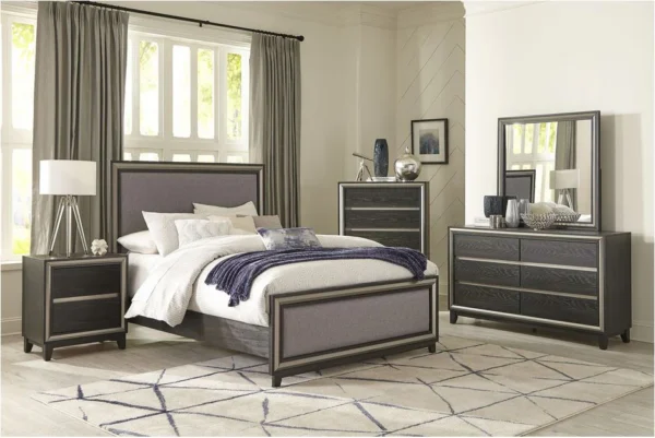 1536 Bedroom Grant Collection 4pc Set (QB+NS+DR+MR)