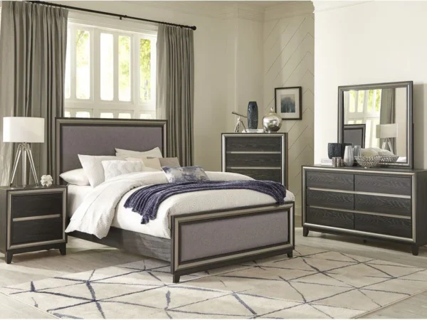 1536 Bedroom Grant Collection 4pc Set (QB+NS+DR+MR)