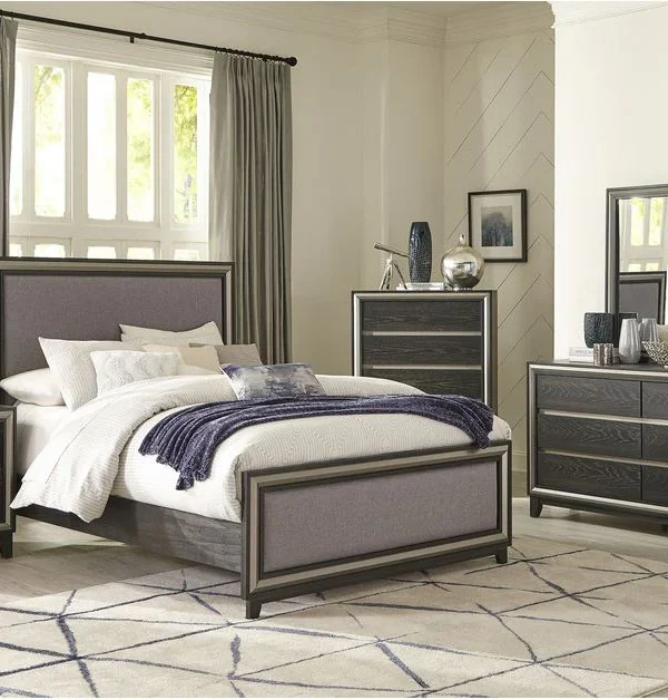 1536 Bedroom Grant Collection 4pc Set (QB+NS+DR+MR)