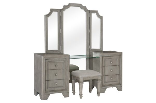 1546 Bedroom Colchester Collection 4pc Set (QB+NS+DR+MR)