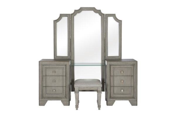 1546 Bedroom Colchester Collection 4pc Set (QB+NS+DR+MR)