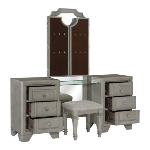 1546-15* Vanity Dresser with Mirror