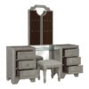 1546 Bedroom Colchester Collection 4pc Set (QB+NS+DR+MR)