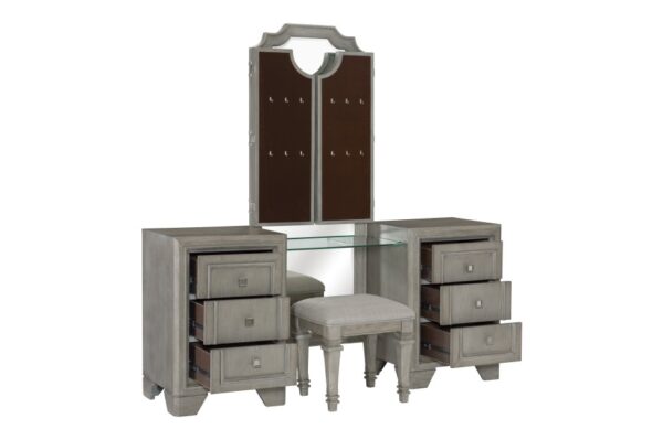 1546 Bedroom Colchester Collection 4pc Set (QB+NS+DR+MR)
