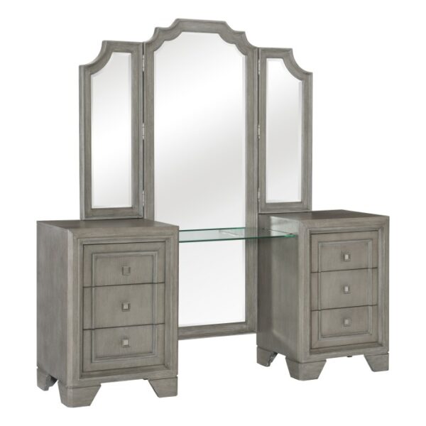 1546-15* Vanity Dresser with Mirror