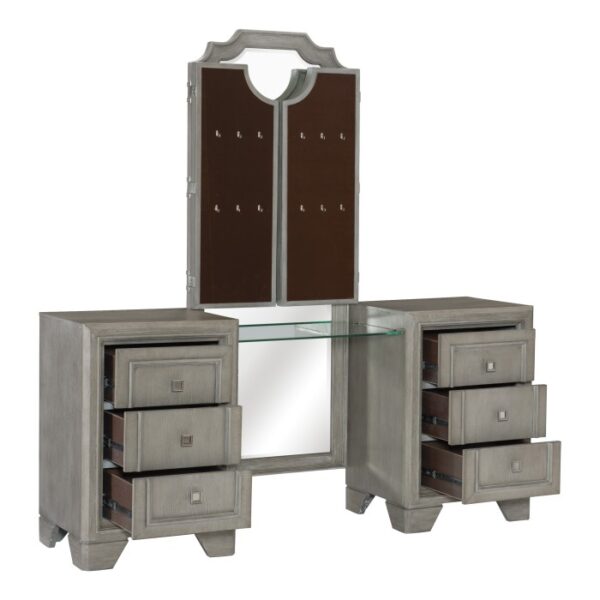 1546-15* Vanity Dresser with Mirror