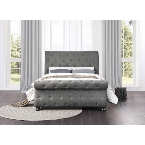 HE-1549GY-1  Queen Bed