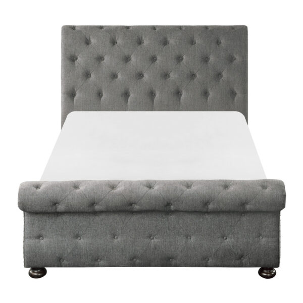 HE-1549GY-1  Queen Bed