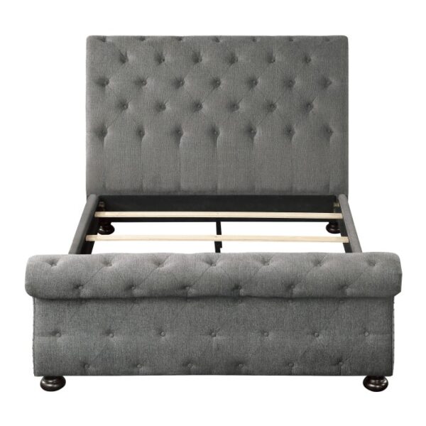 HE-1549GY-1  Queen Bed