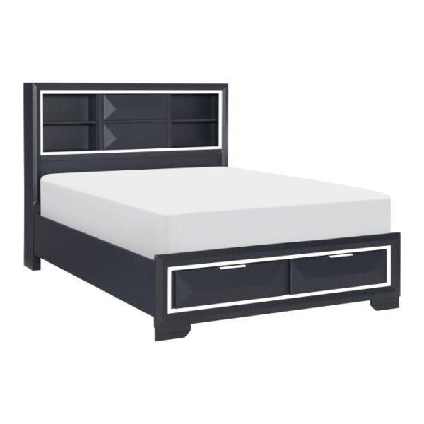 Eastern King Platform Bed wi