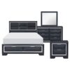 1553 Bedroom Rosemont Collection 4pc Set (QB+NS+DR+MR)