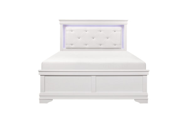 1556W Bedroom Lana Collection 4pc Set (QB+NS+DR+MR)