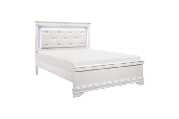 1556W Bedroom Lana Collection 4pc Set (QB+NS+DR+MR)