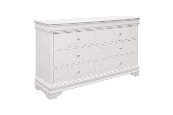 1556W Bedroom Lana Collection 4pc Set (QB+NS+DR+MR)