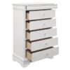 1556W Bedroom Lana Collection 4pc Set (QB+NS+DR+MR)