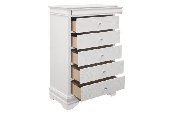 1556W Bedroom Lana Collection 4pc Set (QB+NS+DR+MR)