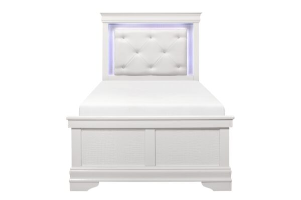 1556W Bedroom Lana Collection 4pc Set (QB+NS+DR+MR)