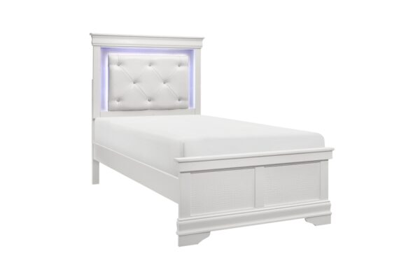 1556W Bedroom Lana Collection 4pc Set (QB+NS+DR+MR)