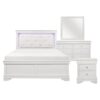 1556W Bedroom Lana Collection 4pc Set (QB+NS+DR+MR)