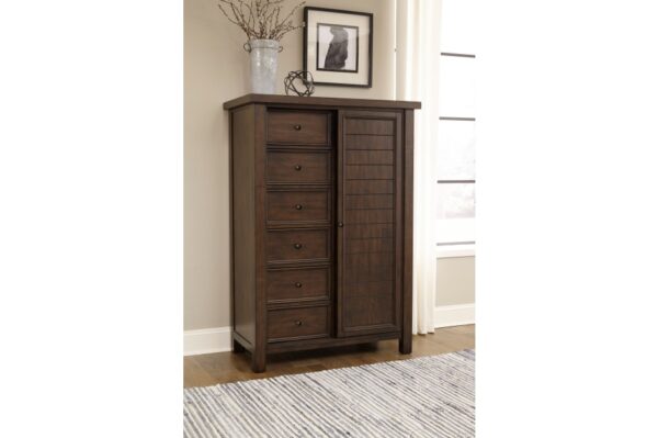 1559 Bedroom Logandale Collection 4pc Set (QB+NS+DR+MR)