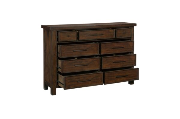 1559 Bedroom Logandale Collection 4pc Set (QB+NS+DR+MR)
