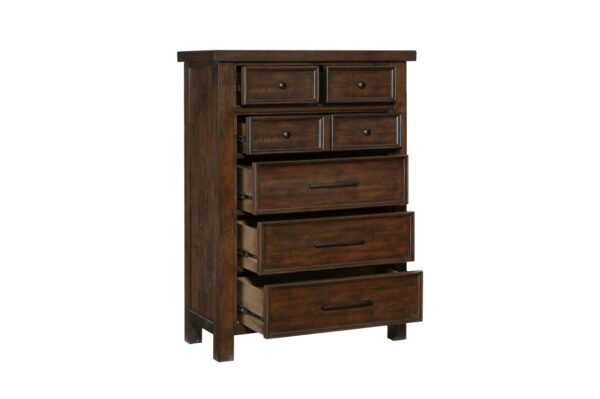 1559 Bedroom Logandale Collection 4pc Set (QB+NS+DR+MR)