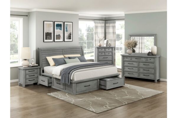 1559DG Bedroom Logandale Collection 4pc Set (QB+NS+DR+MR)