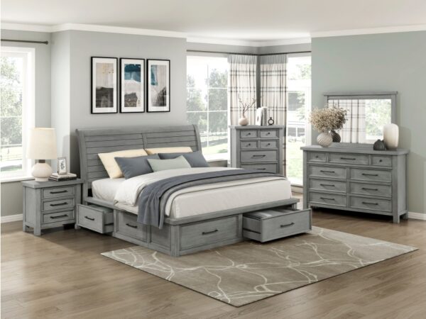 1559DG Bedroom Logandale Collection 4pc Set (QB+NS+DR+MR)