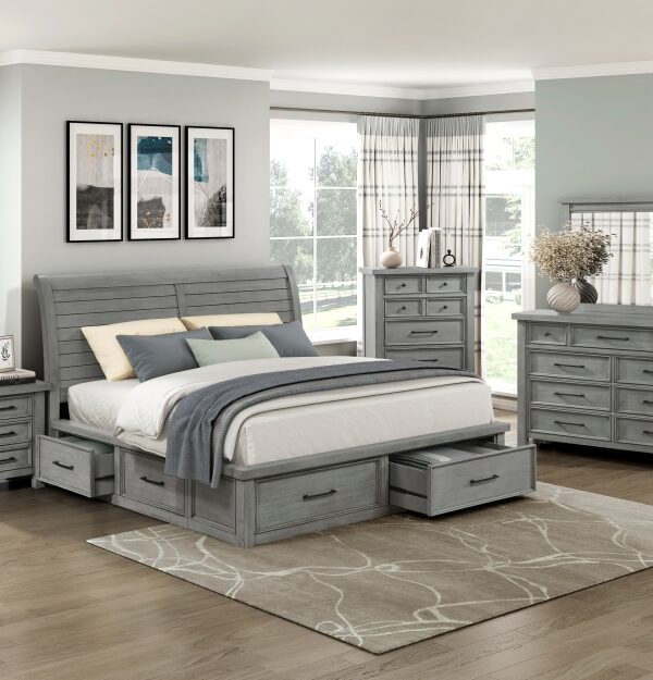 1559DG Bedroom Logandale Collection 4pc Set (QB+NS+DR+MR)