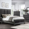 1566GY Bedroom West End Collection 4pc Set (QB+NS+DR+MR)