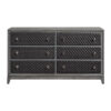 1566GY Bedroom West End Collection 4pc Set (QB+NS+DR+MR)