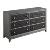 1566GY Bedroom West End Collection 4pc Set (QB+NS+DR+MR)