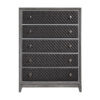 1566GY Bedroom West End Collection 4pc Set (QB+NS+DR+MR)
