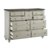 1568 Bedroom Mossbrook Collection 4pc Set (QB+NS+DR+MR)