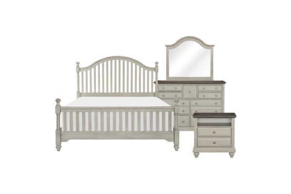 1568 Bedroom Mossbrook Collection 4pc Set (QB+NS+DR+MR)