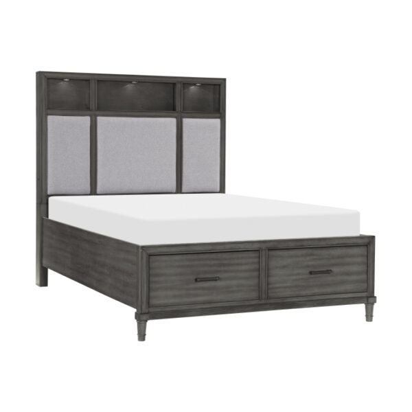 HE-1573-1  Queen Platform Bed
