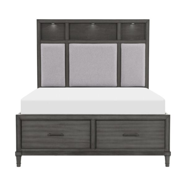 HE-1573-1  Queen Platform Bed