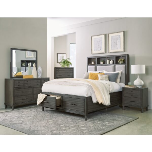 HE-1573-1  Queen Platform Bed