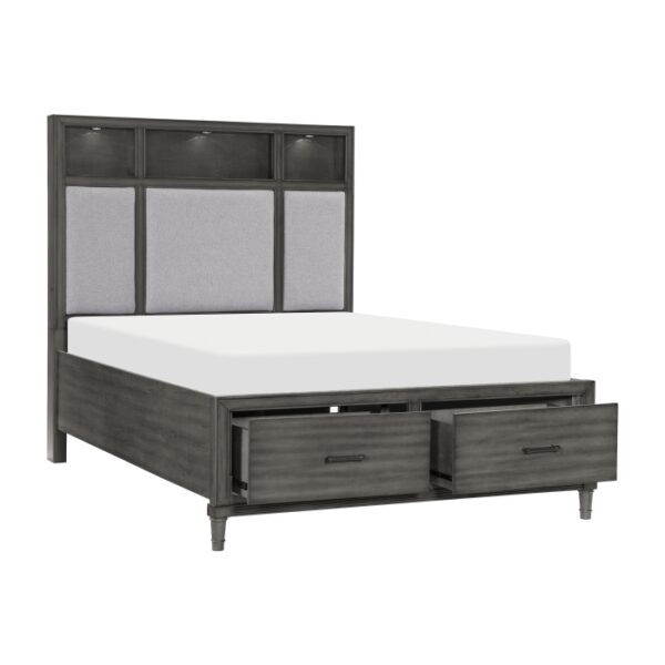 HE-1573-1  Queen Platform Bed