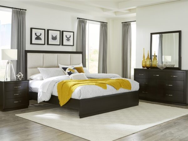 1575 Bedroom Hodgin Collection 4pc Set (QB+NS+DR+MR)