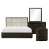 1575 Bedroom Hodgin Collection 4pc Set (QB+NS+DR+MR)
