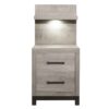 1577-4P* Night Stand with Wall Panel