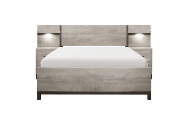 1577 Bedroom Zephyr Collection 4pc Set (QB+NS+DR+MR)