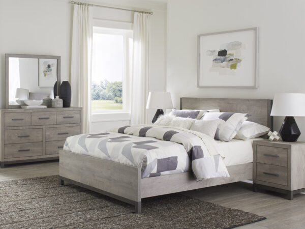 1577 Bedroom Zephyr Collection 4pc Set (QB+NS+DR+MR)