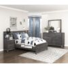 1577DG-4P* Night Stand with Wall Panel